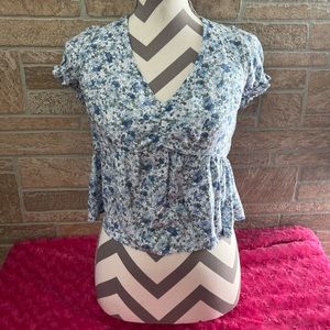 Hollister Floral Blouse